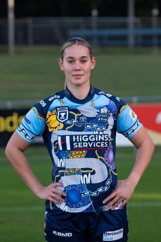 PRE-ORDER - 2026 Norths Devils Indigenous Tee (Female Design)